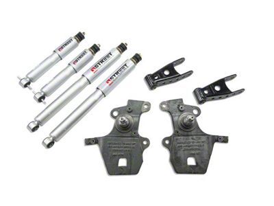 Belltech Stage 3 Lowering Kit with Street Performance Shocks; 2-Inch Front / 2-Inch Rear (00-03 F-150 Harley Davidson)