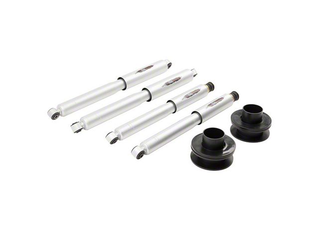 Belltech 2.50-Inch Front Coil Spacer Leveling Kit with Trail Performance Shocks (11-19 4WD F-250 Super Duty)