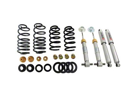 Belltech Lowering Kit with Street Performance Shocks; 1 or 2-Inch Front / 3 to 4-Inch Rear (15-20 2WD Tahoe w/o MagneRide)