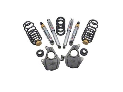 Belltech Lowering Kit with Street Performance Shocks; 2 to 4-Inch Front / 3 to 4-Inch Rear (14-20 Tahoe w/ Autoride)