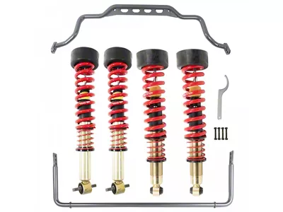 Belltech Height Adjustable Leveling Coil-Over Kit and Anti-Sway Bars for 0 to 2.50-Inch Front Lift and 0 to 2-Inch Rear Lift (21-25 Yukon w/o ARC & MagneRide)