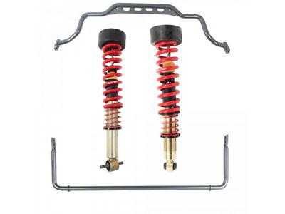 Belltech Height Adjustable Lowering Coil-Over Kit and Anti-Sway Bars for 0.50 to 2-Inch Front Drop and 1 to 2.50-Inch Rear Drop (21-25 Yukon w/o ARC & MagneRide)