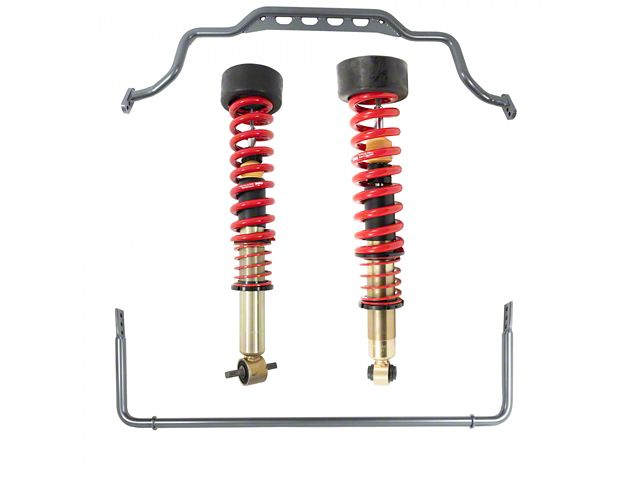 Belltech Height Adjustable Lowering Coil-Over Kit and Anti-Sway Bars for 0.50 to 2-Inch Front Drop and 1 to 2.50-Inch Rear Drop (21-24 Yukon w/o ARC or MagneRide)