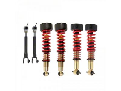Belltech Height Adjustable Lowering Coil-Over Kit for 0.50 to 3-Inch Front Drop and 1 to 4.50-Inch Rear Drop (21-25 Yukon w/o ARC & MagneRide)