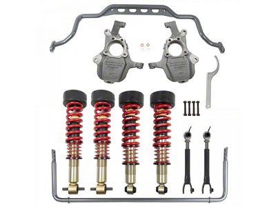 Belltech Height Adjustable Lowering Coil-Over Kit for 2.50 to 3.50-Inch Front Drop and 1 to 4.50-Inch Rear Drop (21-25 Yukon w/o ARC & MagneRide)