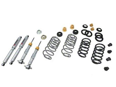 Belltech Lowering Kit with Street Performance Shocks; 1 to 2-Inch Front / 3 to 4-Inch Rear (07-13 Yukon w/o Autoride)