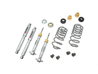 Belltech Lowering Kit with Street Performance Shocks; 1 to 2-Inch Front / 3 to 4-Inch Rear (07-13 Yukon w/o Autoride)