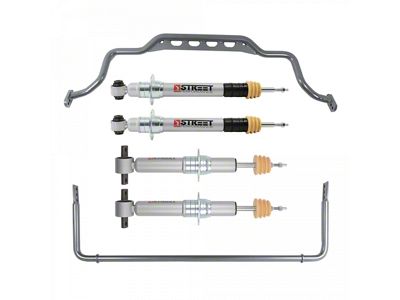 Belltech Lowering Kit with Street Performance Struts; 0 to 2-Inch Front / 1 to 2.50-Inch Rear (21-25 Yukon w/o ARC & MagneRide)