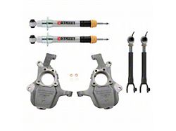 Belltech Lowering Kit with Street Performance Struts; 2 to 3.50-Inch Front / 1 to 3.50-Inch Rear (21-25 Yukon w/o ARC & MagneRide)