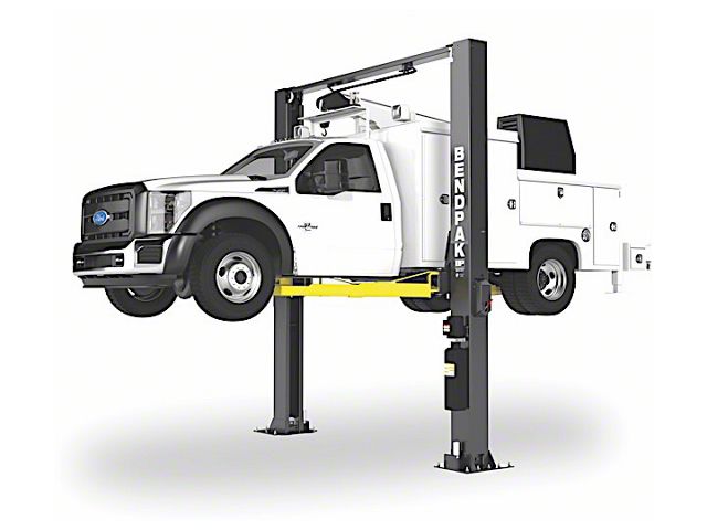 BendPak Clearfloor Two-Post Lift with Long Reach Triple-Telescoping Arms; 12,000 lb. Capacity