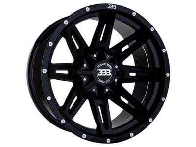 Big Baller Brand LB4 Gloss Black Milled 8-Lug Wheel; 20x10; -25mm Offset (08-10 F-350 Super Duty SRW)