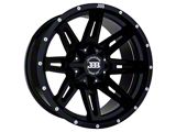 Big Baller Brand LB4 Gloss Black 6-Lug Wheel; 18x9; 18mm Offset (19-26 Sierra 1500)