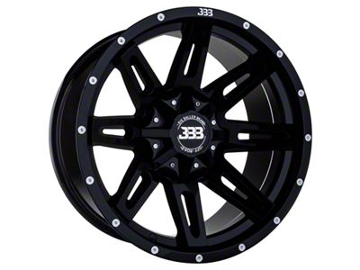 Big Baller Brand LB4 Gloss Black Milled 8-Lug Wheel; 20x10; -25mm Offset (99-07 F-250 Super Duty)