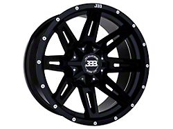 Big Baller Brand LB4 Gloss Black 8-Lug Wheel; 18x9; 0mm Offset (03-09 RAM 3500)