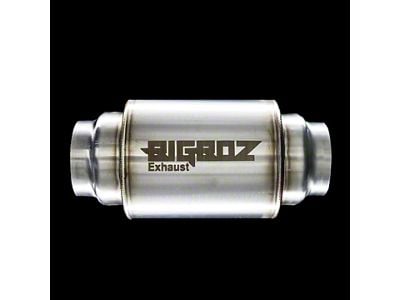 Bigboz Exhaust 5 Performance Muffler; 3-Inch Inlet/3-Inch Outlet (Universal; Some Adaptation May Be Required)