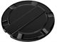 Striker Style Billet Non-Locking Fuel Door; Gloss Black (09-14 F-150 Styleside)