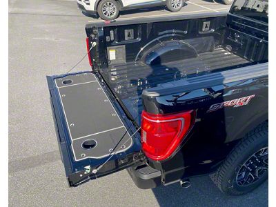 BillieBars Tailgate Cover with Integrated Cup Holders (15-25 F-150 w/ Work Surface Tailgate)