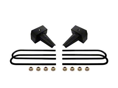 Bison Off-Road 4-Inch Rear Lift Block Kit for 2-Piece Driveshafts (11-24 F-350 Super Duty)