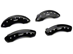 MGP Brake Caliper Covers with MGP Logo; Black; Front and Rear (97-03 F-150, Excluding Lightning)