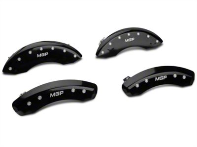 MGP Brake Caliper Covers; Black; Front and Rear (97-03 F-150, Excluding Lightning)