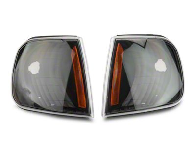 Corner Lights; Black (97-03 F-150)