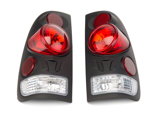 Altezza Tail Lights; Matte Black Housing; Clear Lens (97-03 F-150 Styleside Regular Cab, SuperCab)