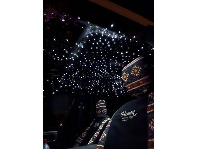 Black Flag Lighting RGB-W + Twinkle Starlight Headliner; 500 Stars (Universal; Some Adaptation May Be Required)