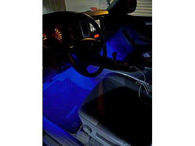 Black Flag Lighting Universal Footwell Interior LED Strips (Universal; Some Adaptation May Be Required)