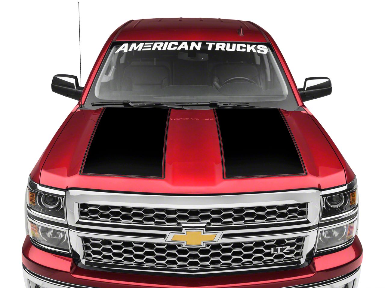 Gloss Black Hood Scoop Decal For 2019-2022 Chevrolet Silverado – Blackout Auto Mods