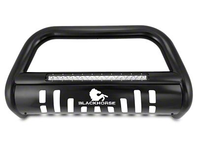 3-Inch Beacon LED Bull Bar; Black (07-18 Sierra 1500)