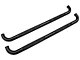 3-Inch Round Side Step Bars; Black (09-14 F-150 SuperCab, SuperCrew)