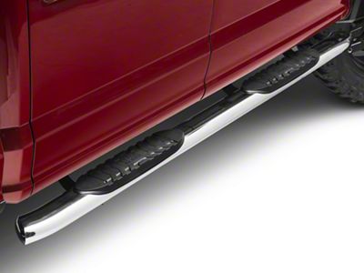 5-Inch Extreme Side Step Bars; Stainless Steel (15-25 F-150 SuperCab, SuperCrew)