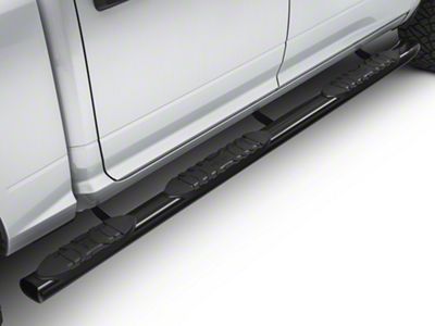 5-Inch Extreme Wheel-to-Wheel Side Step Bars; Black (09-18 RAM 1500 Crew Cab w/ 5.7-Foot Box)