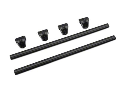 Traveler Cross Bar Roof Rack; Black; 49-Inch (Universal; Some Adaptation May Be Required)