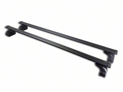 Traveler Cross Bar Roof Rack; Black; 49-Inch (Universal; Some Adaptation May Be Required)