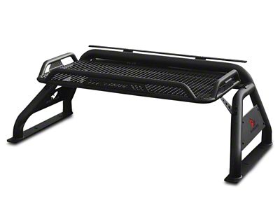 Atlas Roll Bar; Black (07-18 Sierra 1500)