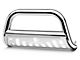 Bull Bar; Stainless Steel; Stainless Steel Skid Plate; It May Interfere with Vehicles equipped with Emergency Braking Systems, Adaptive Cruse Control and Parking Sensors (04-20 F-150)