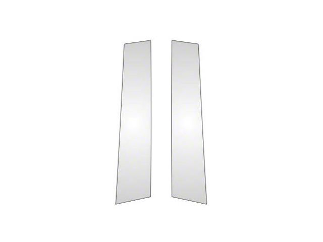 Door Pillar Post Trim Set; Chrome ABS 2 Pieces (04-08 F-150)