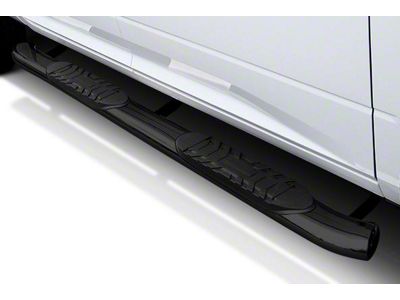 5-Inch Extreme Side Step Bars; Black (17-23 F-350 Super Duty SuperCrew)