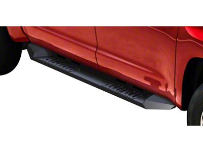 Armour Running Boards; Black (17-25 F-350 Super Duty SuperCrew)