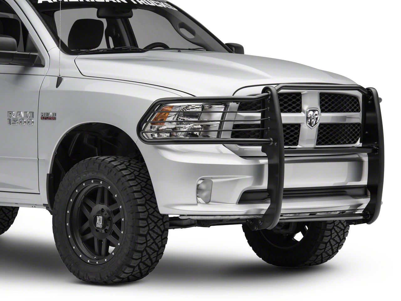 For 2009 to 2018 dodge ram 1500 pickup front bumper protector brush grille guard 10 11 12 13 14 15 16 discount 17