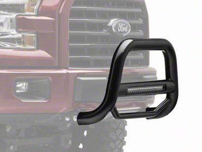 Max Beacon LED Bull Bar; Black (04-25 F-150, Excluding Raptor)
