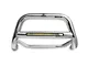 Max Beacon LED Bull Bar; Stainless Steel (04-24 F-150, Excluding Raptor)
