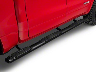 5-Inch Extreme Wheel-to-Wheel Side Step Bars; Black (19-25 RAM 1500 Crew Cab w/ 5.7-Foot Box)