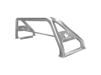 Classic Roll Bar with 50-Inch LED Light Bar; Stainless Steel (09-18 RAM 1500 w/o RAM Box)