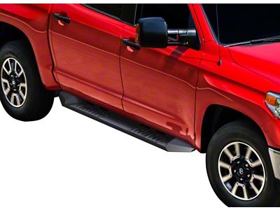 Armour Running Boards; Black (10-24 RAM 2500 Crew Cab)