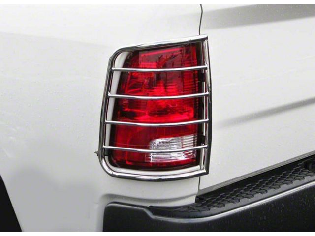 Tail Light Guards; Stainless Steel (11-24 RAM 2500)