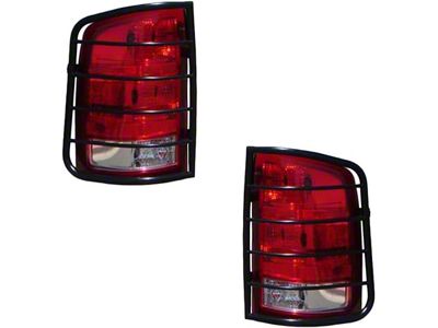 Tail Light Guard; Black; 2-Piece (03-10 RAM 2500)