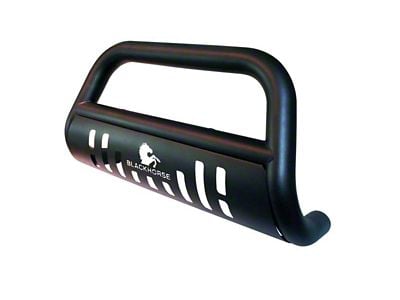 Bull Bar with Black Skid Plate; Black (10-18 RAM 3500)