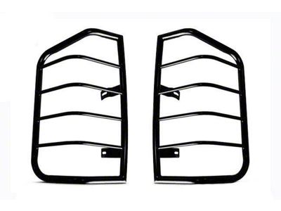 Tail Light Guards; Black (10-24 RAM 3500)